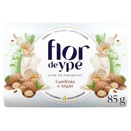 Sabonete Flor Ypê Gardênia Argan 85g
