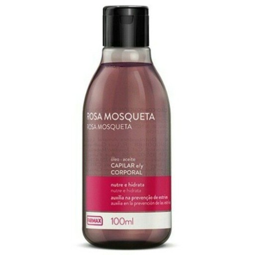 Óleo Corporal Rosa Mosqueta Farmax 100ml Hidratante