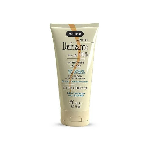Defrizante Soft Hair com Óleo de Argan 240ml Redutor de Volume