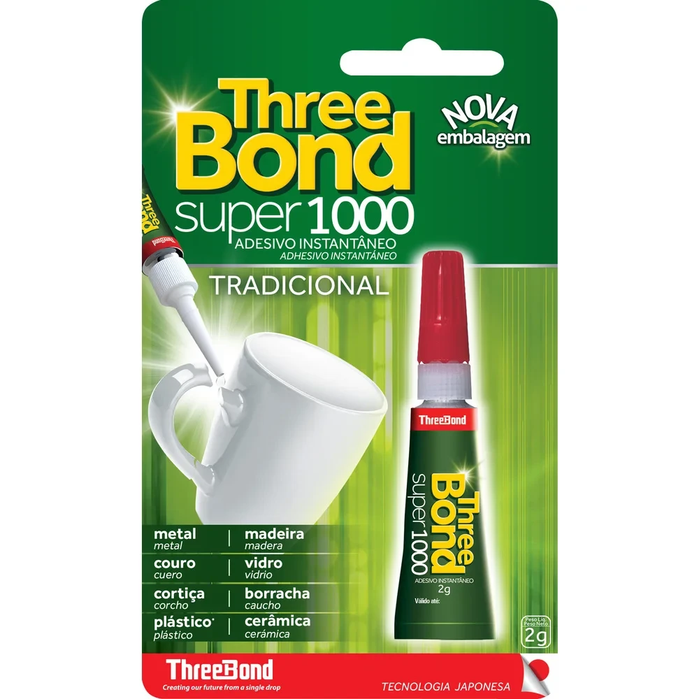 Cola Instantânea Three Bond Super 1000 2g