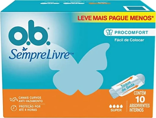 Absorvente Interno OB Super 10 Unidades