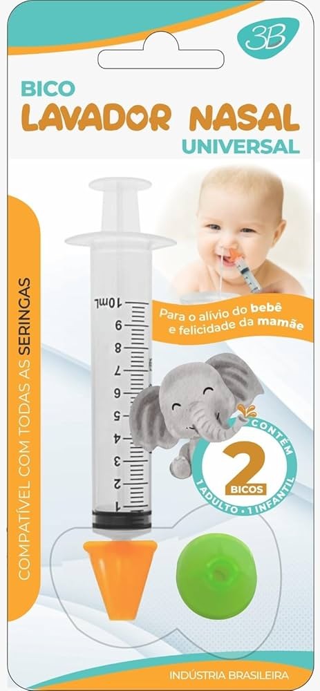 Bico Lavador Nasal Universal 2 Unidades 3B Indústria