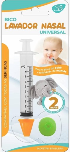 Bico Lavador Nasal Universal 2 Unidades 3B Indústria