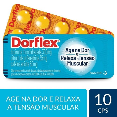 Dorflex Comprimidos 10 Unidades — 300 mg/35 mg/50 mg