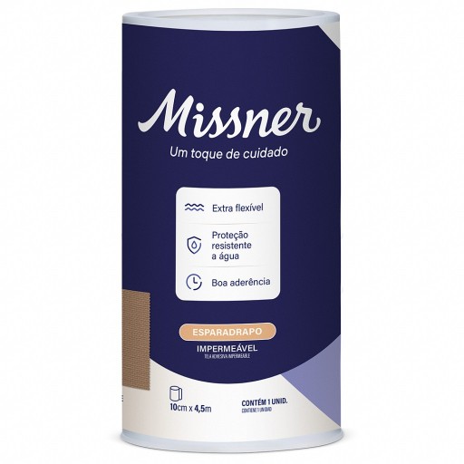 Esparadrapo Micropore Bege Missner 10cmx4.5m