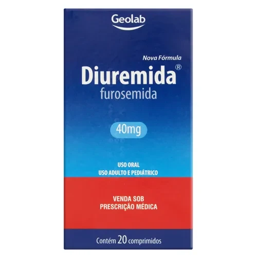 Diuremida 40mg Comprimido 30 Unidades - Geolab