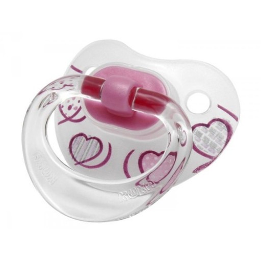 Chupeta Ortodôntica Kuka Premium Color Tamanho 2 Rosa