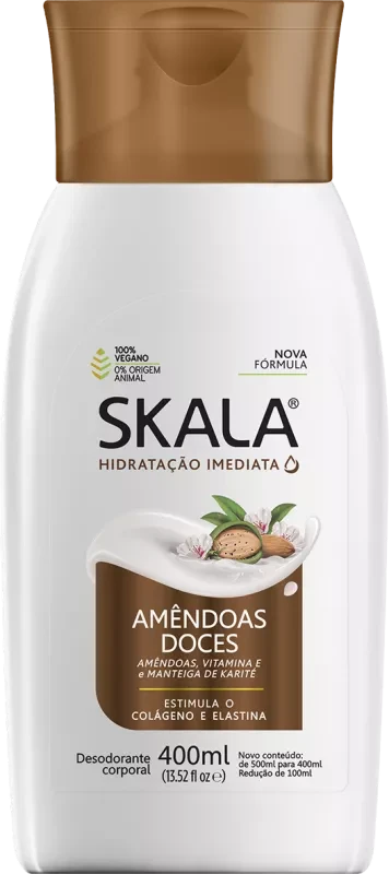 Loção Hidratante Corporal Skala Amêndoas Doces 400ml