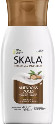 Loção Hidratante Corporal Skala Amêndoas Doces 400ml