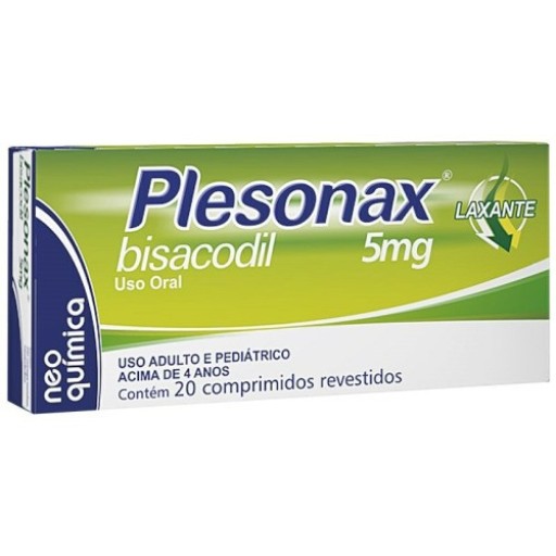 Plesonax 5mg com 20 Comprimidos Revestidos