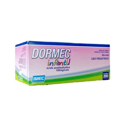 Dormec Infantil 100mg Com 10 Comprimidos