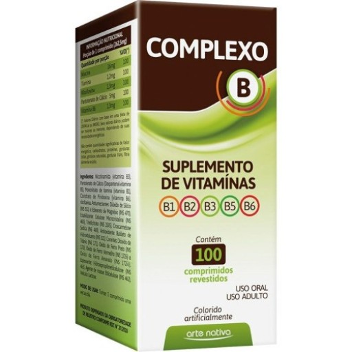 Complexo B 100 Comprimidos Arte Nativa