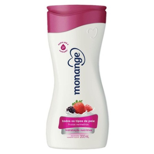 Loção Hidratante Monange Frutas Vermelhas 200ml