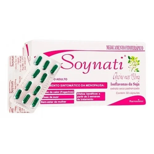 Soynati 150mg com 30 Cápsulas Gelatinosas Duras