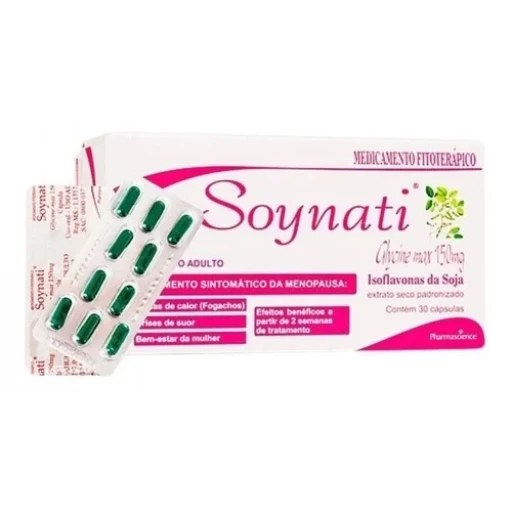 Soynati 150mg com 30 Cápsulas Gelatinosas Duras