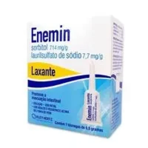 Enemin 714mg/g + 7,70mg/g Solução de Uso Retal com 7 Bisnagas de 6,5g