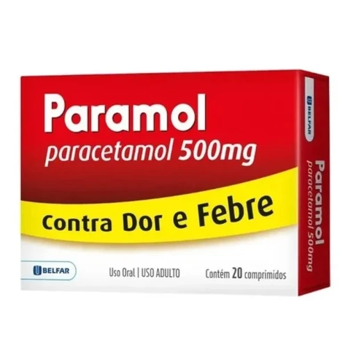 Paramol 500mg Com 20 Comprimidos