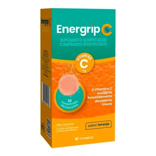 Energrip C 1g 10 Comprimidos Efervescentes Vitamedic