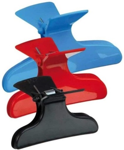 Piranha de Cabelo Plástica Colorida Santa Clara 6 Unidades