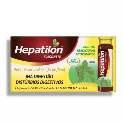 Hepatilon 0,67ml 12 Flaconetes De 10ml