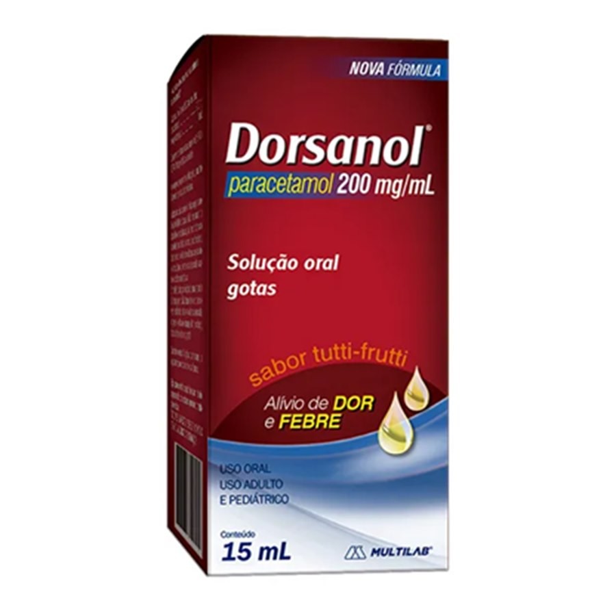 Dorsanol Paracetamol 200mg/mL Solução Oral 15mL