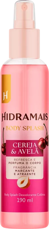 Body Splash Hidramais Cereja e Avelã 190ml