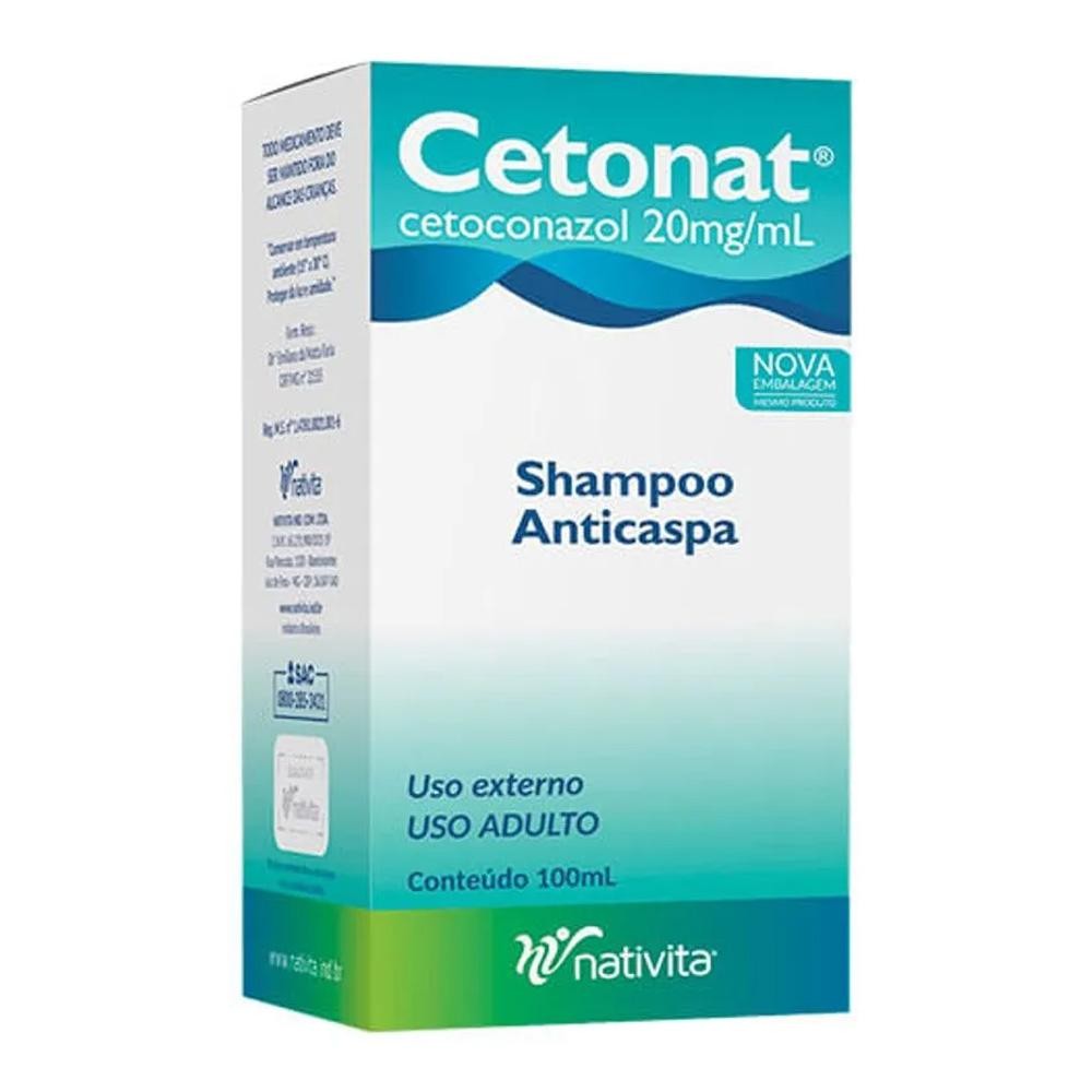 Cetonat Shampoo Anticaspa Cetoconazol 20 mg/ml 100 ml Nativita