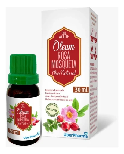 Óleo de Rosa Mosqueta Natural UberPharma 10ml