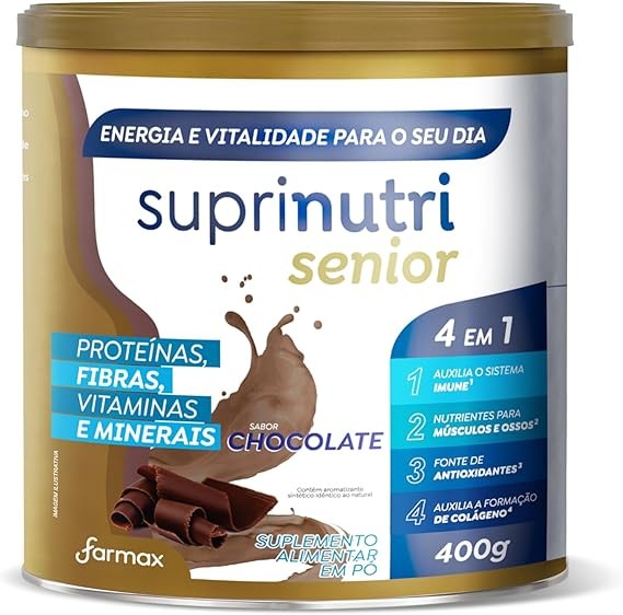 Suprinutri Senior Farmax 400g Sabor Chocolate