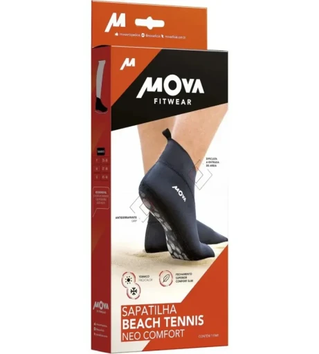 Sapatilha Beach Tennis Mova Neo Comfort Tamanho P