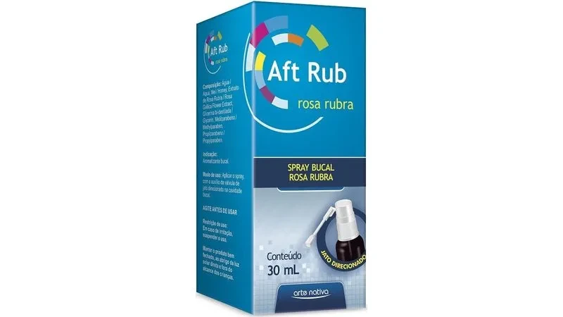 Spray Bucal Aft Rub Rosa Rubra 30ml