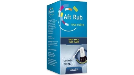 Spray Bucal Aft Rub Rosa Rubra 30ml