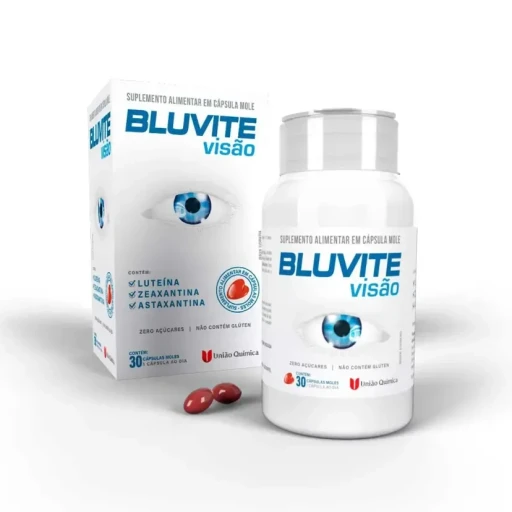 Bluvite Visão 30 Cápsulas Suplemento Alimentar União Química