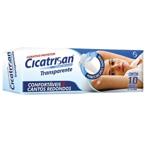 Curativo Transparente Cicatrisan 18x70 mm 10 Unidades