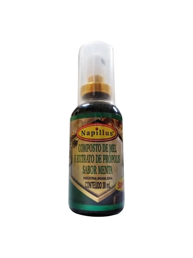 Spray de Mel Própolis e Menta Napillus 30ml