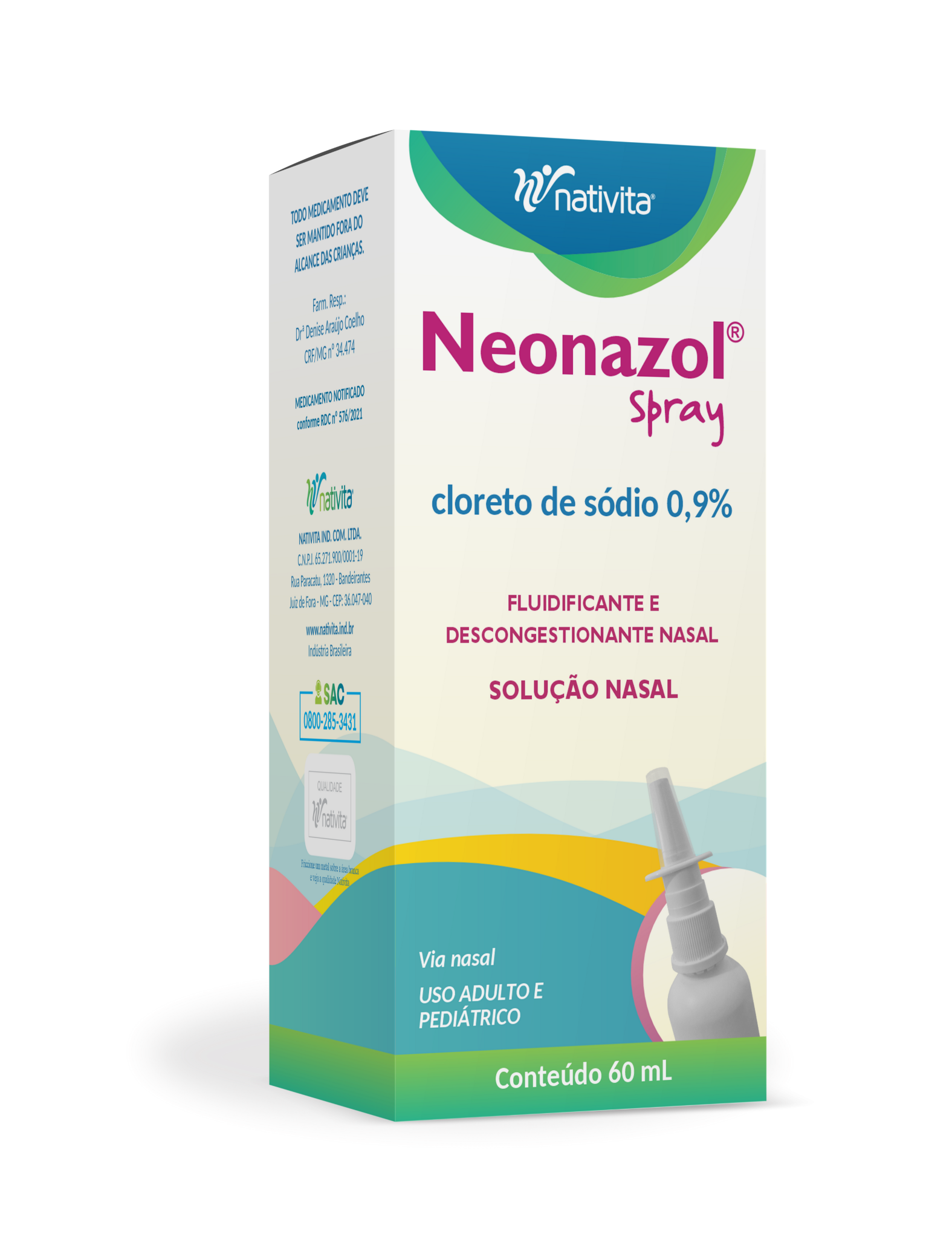 Neonazol Spray Nasal 60ml Nativita