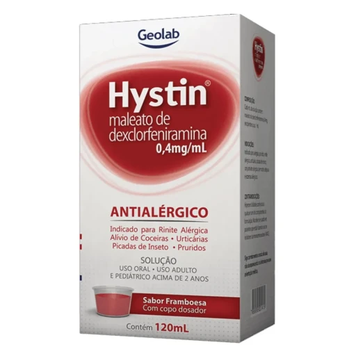 Hystin Xarope 100mg/mL 120 mL
