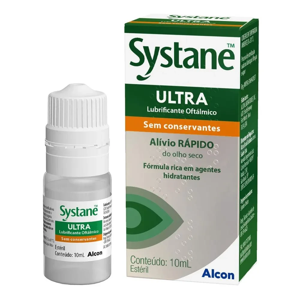 Colírio Lubrificante Systane Ultra Sem Conservantes 10ml