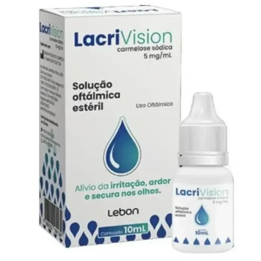 Imagens - Colírio LacriVision Carmellose Sódica Lebon 10mL
