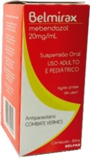 Belmirax Suspensão Oral 20mg/mL 30mL Belfar