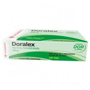 Doralex 500mg Comprimidos Caixa com 200 Unidades