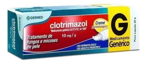 Clotrimazol Creme 20 g - Micose - Frieira