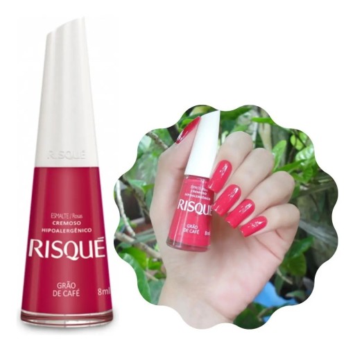 Esmalte Cremoso 8ml Grão de Café Risqué