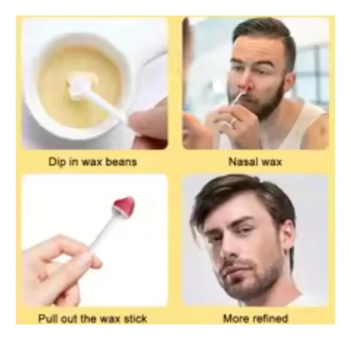 Kit Cera Quente Eliminação de Pelos do Nariz