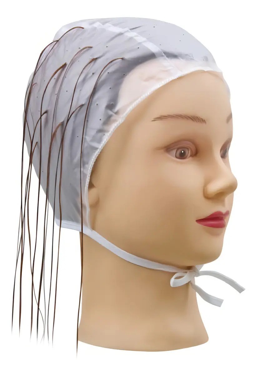 Touca para Mechas PVC Média Santa Clara Luzes Reflexos