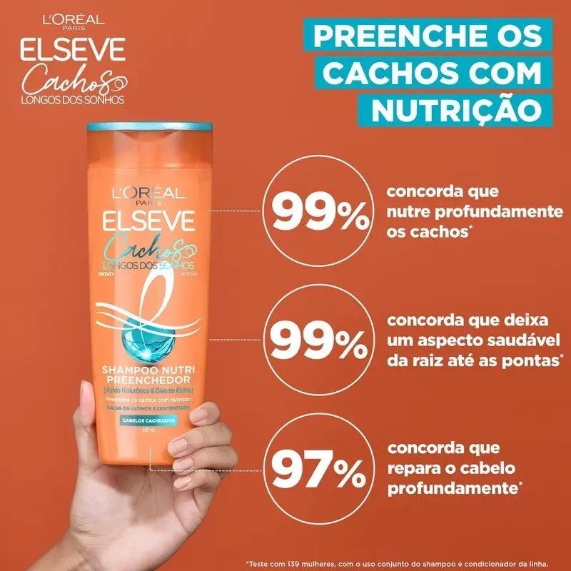 Shampoo Elseve Cachos Longos dos Sonhos 400ml
