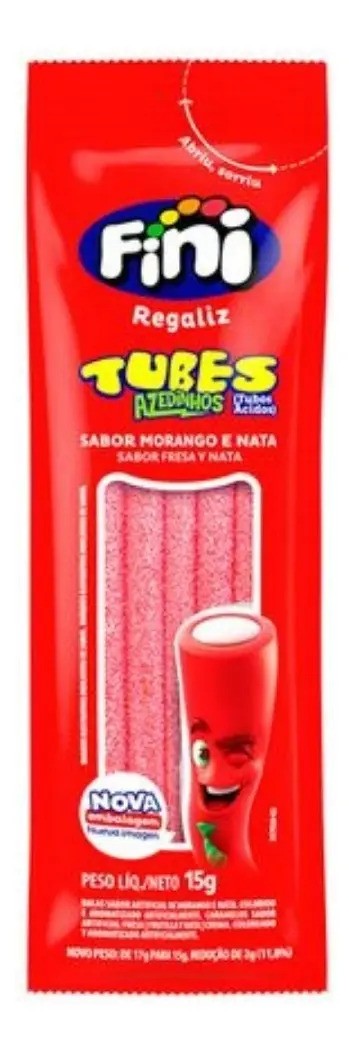 Bala Fini Sabor Morango Cítrico 15g