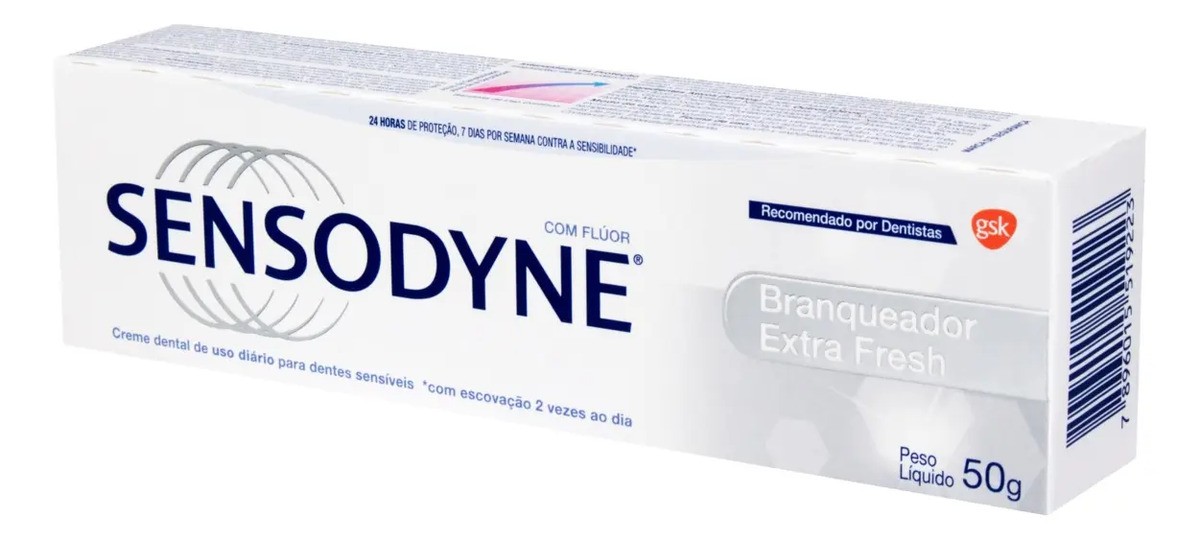 Pasta de Dente Sensodyne Branqueador Extra Fresh 50 mL