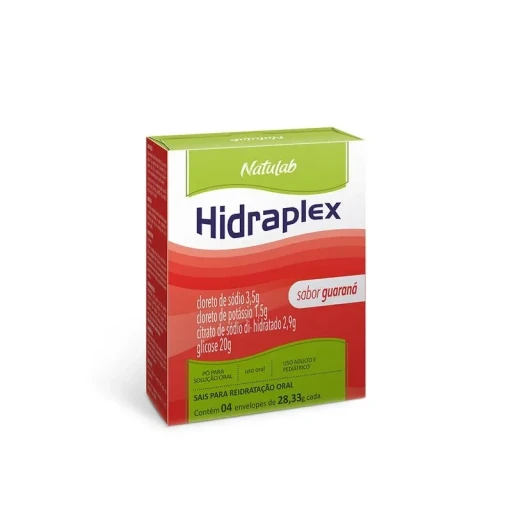 Hidraplex Guaraná 4 envelopes de 27,9g  Natulab