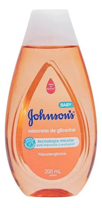 Sabonete Líquido Glicerina Da Cabeça Aos Pés Johnson's Baby 200ml